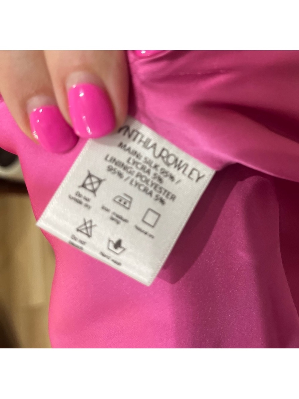 Cynthia Rowley Hot Pink silk Blouse - Picture 5 of 14